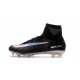 Chaussures Football Mercurial Superfly V FG 2016 Crampons pour Homme Noir Argent