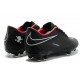 2014/2015 Chaussure de Football Nike Hypervenom Phantom FG Noir Rouge