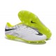 Pas Cher Crampons Nike Hypervenom Phantom FG Blanc Jaune Noir Pack de Réflexion