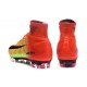 Chaussures Football Mercurial Superfly V FG 2016 Crampons pour Homme Rouge Volt Noir