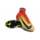 Chaussures Football Mercurial Superfly V FG 2016 Crampons pour Homme Rouge Volt Noir