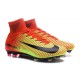 Chaussures Football Mercurial Superfly V FG 2016 Crampons pour Homme Rouge Volt Noir