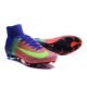 Chaussures Football Mercurial Superfly V FG 2016 Crampons pour Homme Rouge Bleu Volt