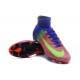 Chaussures Football Mercurial Superfly V FG 2016 Crampons pour Homme Rouge Bleu Volt