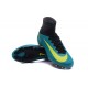 2016 Nouveau Chaussures de Football Mercurial Superfly V FG Vert Jaune Noir