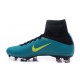 2016 Nouveau Chaussures de Football Mercurial Superfly V FG Vert Jaune Noir