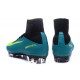 2016 Nouveau Chaussures de Football Mercurial Superfly V FG Vert Jaune Noir