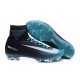 2016 Nouveau Chaussures de Football Mercurial Superfly V FG Noir Bleu Blanc