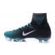 2016 Nouveau Chaussures de Football Mercurial Superfly V FG Noir Bleu Blanc