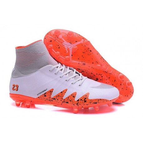 Hommes Nike HyperVenom Phantom II FG Chaussures de football ACC Neymar x Jordan Orange Blanc