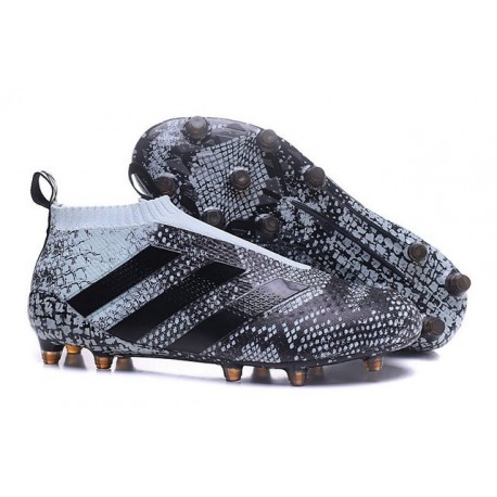 2016 Adidas Ace16+ Purecontrol FG/AG Chaussures de Football Vert Noir