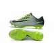 2016 Nike Mercurial Vapor 11 FG Crampons de Football pour Hommes Platine Noir Vert