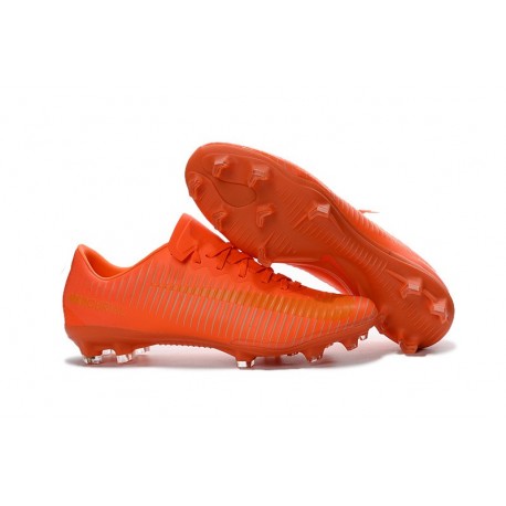 2016 Nike Mercurial Vapor 11 FG Crampons de Football pour Hommes Orange