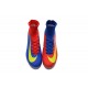 2016 Nouveau Chaussures de Football Mercurial Superfly V FG Bleu Rouge Jaune