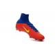 2016 Nouveau Chaussures de Football Mercurial Superfly V FG Bleu Rouge Jaune