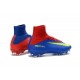 2016 Nouveau Chaussures de Football Mercurial Superfly V FG Bleu Rouge Jaune