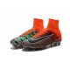 2016 Nouveau Chaussures de Football Mercurial Superfly V FG Nike Mercurial x EA Sports Orange Vert Bleu Noir