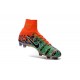 2016 Nouveau Chaussures de Football Mercurial Superfly V FG Nike Mercurial x EA Sports Orange Vert Bleu Noir