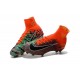 2016 Nouveau Chaussures de Football Mercurial Superfly V FG Nike Mercurial x EA Sports Orange Vert Bleu Noir