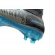 2016 Nouveau Chaussures de Football Mercurial Superfly V FG Gris Bleu Noir