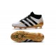 Chaussures de Football Hommes - adidas ACE 16.1 Primeknit FG/AG Noir Blanc Or