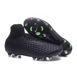 2016 Crampons foot Nike Magista Obra II FG Noir Volt