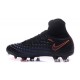 2016 Crampons foot Nike Magista Obra II FG Noir Carmin