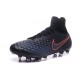 2016 Crampons foot Nike Magista Obra II FG Noir Carmin