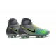 2016 Crampons foot Nike Magista Obra II FG Platine Noir Vert