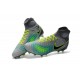 2016 Crampons foot Nike Magista Obra II FG Platine Noir Vert