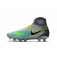 2016 Crampons foot Nike Magista Obra II FG Platine Noir Vert