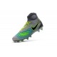 2016 Crampons foot Nike Magista Obra II FG Platine Noir Vert