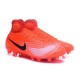 2016 Crampons foot Nike Magista Obra II FG Orange Noir