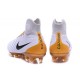 2016 Crampons foot Nike Magista Obra II FG Blanc Or