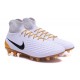 2016 Crampons foot Nike Magista Obra II FG Blanc Or