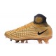 2016 Crampons foot Nike Magista Obra II FG Noir Or