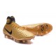 2016 Crampons foot Nike Magista Obra II FG Noir Or