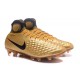 2016 Crampons foot Nike Magista Obra II FG Noir Or