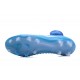 2016 Crampons foot Nike Magista Obra II FG Bleu Blanc