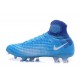 2016 Crampons foot Nike Magista Obra II FG Bleu Blanc