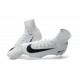 2016 Nouveau Chaussures de Football Mercurial Superfly V FG Blanc Noir