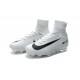 2016 Nouveau Chaussures de Football Mercurial Superfly V FG Blanc Noir