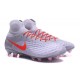 2016 Crampons foot Nike Magista Obra II FG Gris Orange