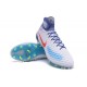 2016 Crampons foot Nike Magista Obra II FG Blanc Bleu Orange