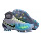 2016 Crampons foot Nike Magista Obra II FG Platine Noir Vert