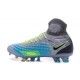 2016 Crampons foot Nike Magista Obra II FG Platine Noir Vert