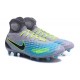 2016 Crampons foot Nike Magista Obra II FG Platine Noir Vert