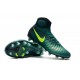 2016 Crampons foot Nike Magista Obra II FG Turquoise Rio Volt Obsidienne Jade