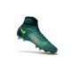 2016 Crampons foot Nike Magista Obra II FG Turquoise Rio Volt Obsidienne Jade