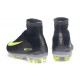 2016 Nouveau Chaussures de Football Mercurial Superfly V FG Algue Volt Hasta Blanc